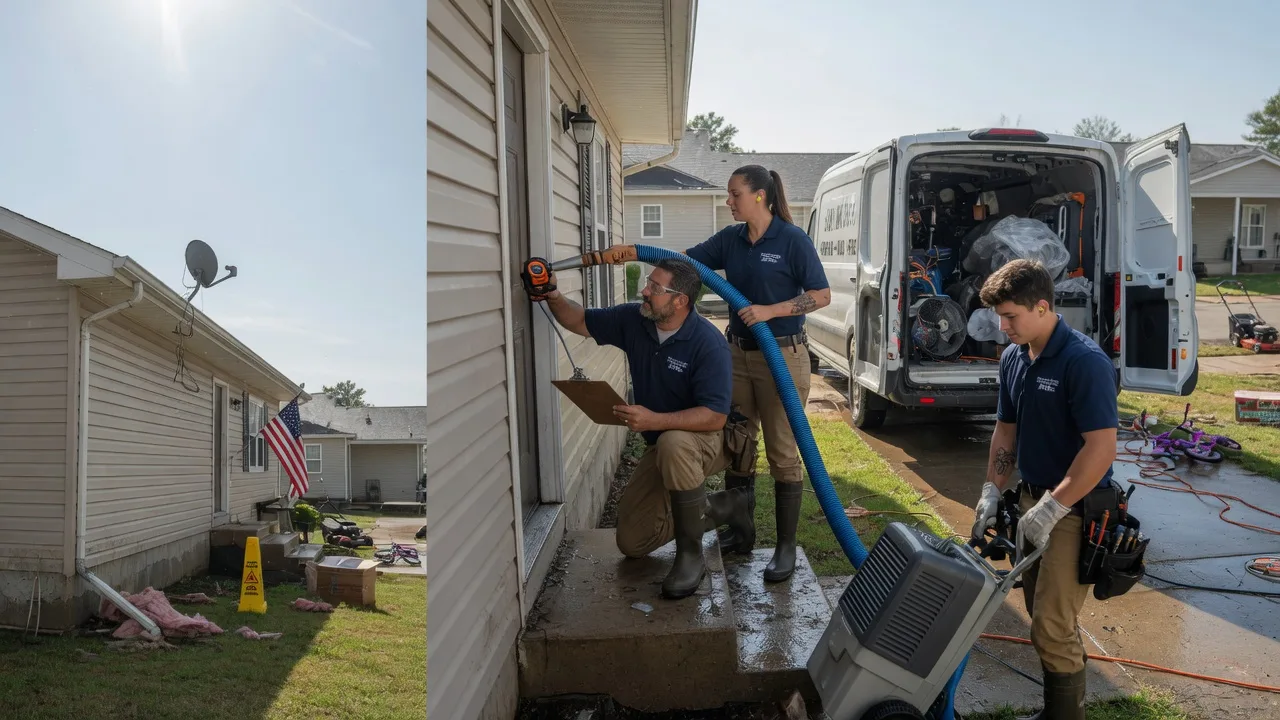 Ceiling Water Damage Restoration in Tipp City, OH near me